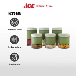 Ace Kris Set 6 Pcs Fuku Stoples Kaca - Hijau