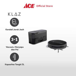 Ace Klaz Smart Pembersih Lantai Robotik Dengan Tangki Debu