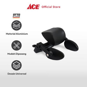 Ace Otto Klasse Side Headrest Kursi Mobil Dengan Bantal Leher - Hitam