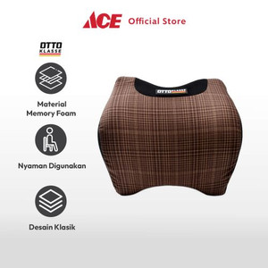 Ace Otto Klasse Bantal Leher Mobil Tartan Classic - Hitam