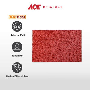 Ace Krisfloor 1.2 X 1 Mtr Keset Kamar Mandi Pvc 2101 - Merah