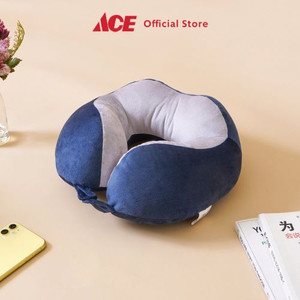 Ace Ataru Bantal Leher - Biru Navy/Abu-Abu