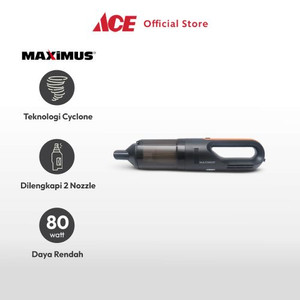 Ace Maximus 80 Watt Penghisap Debu Mobil Cyclonic - Hitam