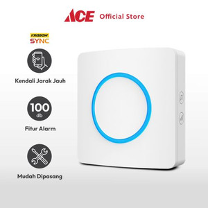 Ace Krisbow Sync Alarm Pintu Sirine Wifi Indoor - Putih