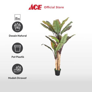 Ace Arthome 200 Cm Tanaman Artifisial Banana Tree - Merah