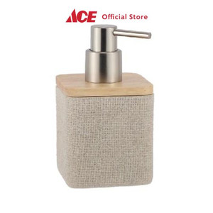 Ace Stora 8.1x8.1x14.2Cm Dispenser Sabun Cair Pump Polyresin Beige