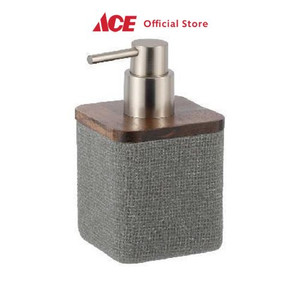 Ace Stora 8.1x8.1x14.2Cm Dispenser Sabun Cair Pump Polyresin Abu-Abu