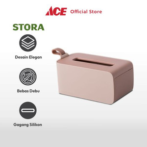 Ace - Stora 22.5x11.5x11 Cm Kotak Tisu - Pink