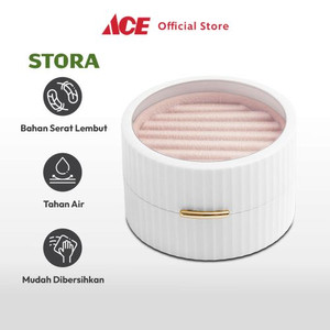 Ace - Stora 10x5.5x9.7 Cm Kotak Perhiasan - Putih