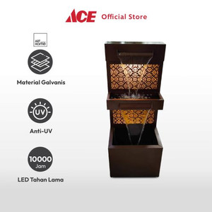 Ace - Arthome 109 Cm Hiasan Air Mancur Led Multi Drop