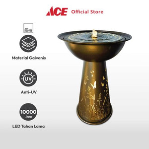 Ace - Arthome 66 Cm Hiasan Air Mancur Bubbling Led Butterfly