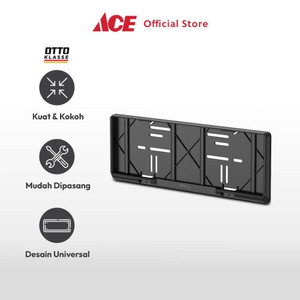 Ace - Otto Klasse Cover Plat Mobil 2606 - Hitam