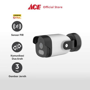 Ace - Krisbow Sync Ip Camera Outdoor Wifi 3mp Bullet 11t