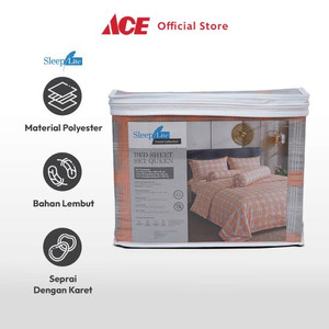 Ace Sleeplite 160X200 cm Set 5 Pcs Seprai Queen Polyester Stripe Tafy