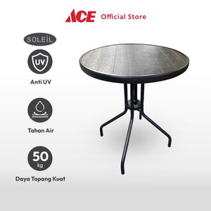 Ace - Soleil 60 Cm Meja Tamu Polywood Round