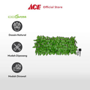 Ace - Cc Grass 30x180 Cm Tanaman Pagar Artifisial Rose Leaves Led