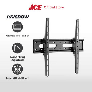 Ace - Krisbow Bracket Tv Dinding Tilt 32-55 Inci - Hitam