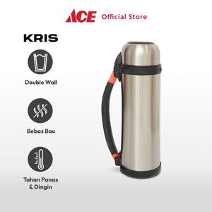 Ace - Kris 1.2 Ltr Termos Vacuum Flask Odf - Silver