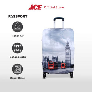 Ace - Passport Ukuran Xl Sarung Koper Monochrome London