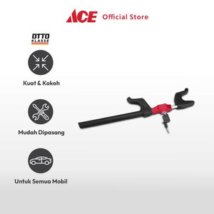 Ace - Otto Klasse Kunci Stir Mobil Okl6022b - Hitam/Merah