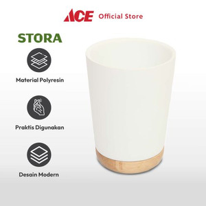 Ace - Stora Tempat Sikat Gigi Polyresin - Putih