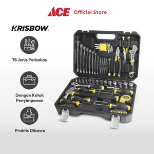 Ace - Krisbow Set 78 Pcs Perkakas Mekanik Serbaguna