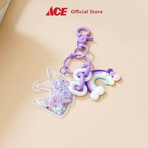 Ace - Ataru Gantungan Kunci Charm Unicorn - Ungu