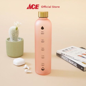 Ace - Ataru 1 Ltr Botol Minum Slim - Pink