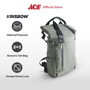 Ace - Passport Ryuji Tas Ransel 2 In 1 - Hijau Olive