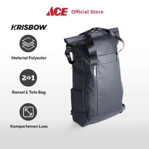 Ace - Passport Ryuji Tas Ransel 2 In 1 - Hitam