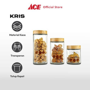 Ace Kris Set 3 Pcs Stoples Kaca Cookies