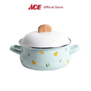 Ace - Kris 20 Cm Belly Panci Casserole Leafy Orange