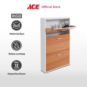 Ace - Masterspace Kabinet Sepatu 3 Tingkat - Cokelat