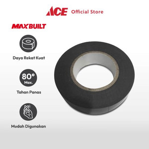 Ace - Maxb 10 Mtr Isolasi Listrik - Hitam