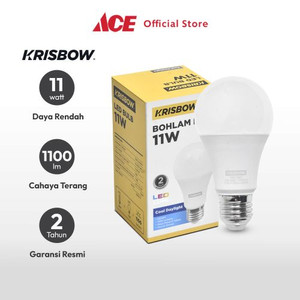 Ace - Krisbow Lumi Bohlam Led 11 Watt Cool Daylight - Putih