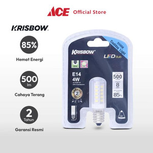 Ace - Krisbow Corn Bohlam Led 4 Watt Cool Dayligth E14 - Putih