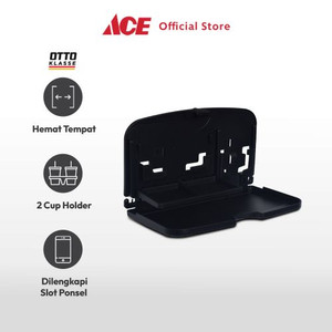 Ace - Otto Klasse Meja Lipat Mobil Headrest Compact - Hitam