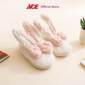 Ace - Ataru Ukuran 40/41 Sandal Rumah Bunny Ribbon - Putih