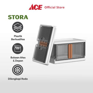 Ace - Stora 49X31X30 Cm Kotak Penyimpanan Lipat Front Opened