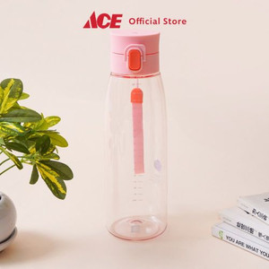 Ace - Ataru 1 Ltr Botol Minum Tritan Dengan Strap - Pink