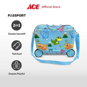 Ace - Passport 16 Inci Koper Anak Ride On Dino - Biru