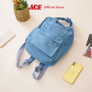 Ace - Ataru Tas Ransel Two Way Denim - Biru Muda