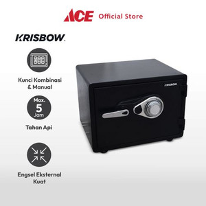 Ace - Krisbow Brankas Tahan Api Yb-350alp-C - Hitam