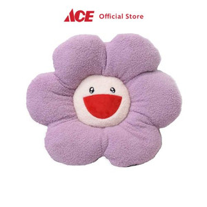 Ace - Ataru Bantal Sofa Flat Flower - Ungu