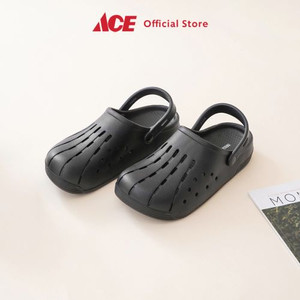 Ace - Ataru Ukuran 43 Sandal Pria Clog - Hitam