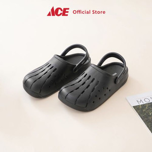 Ace - Ataru Ukuran 41 Sandal Pria Clog - Hitam