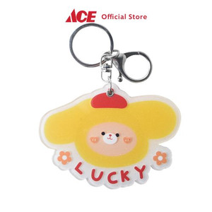 Ace - Ataru Gantungan Kunci Dengan Cermin Bear - Kuning