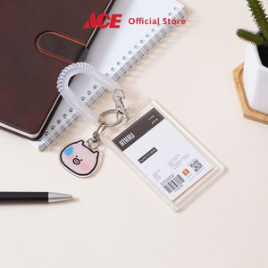 Ace - Ataru Holder Id Card Dengan Piggy Charm