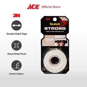 Ace - 3m Double Tape Scotch Foam Mounting Tape 25x1.5 Mtr