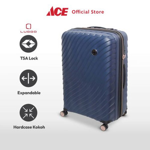 Ace - Luggo 24 Inci Estelle Koper 4 Roda - Biru Navy